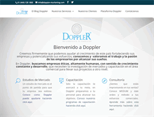 Tablet Screenshot of doppler-marketing.com